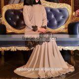 Fancy Brown 2-piece Set Muslim Dress/ Xybait Muslim Islamic Fashionable Abaya Kaftan Dresses/fancy dl Islamic Muslim Dress