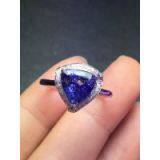 Inlaid Natural Tanzania Stone Ring thumbnail-2