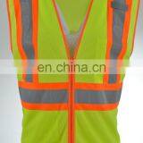 Economy High visibility long sleeve shirt with polo fabric