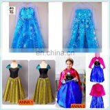 Movie Elsa Anna Dress Children Cosplay Party Costumes HPC-3105 thumbnail-6