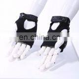 Gothic Short Fingerless Snakeskin Imitation Gloves thumbnail-3