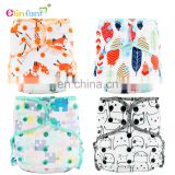 Elinfant velour cloth diapers wholesale china 2 inserts disposable diapers baby reusable AI2 cotton diapers