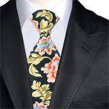 High Stitches Mens Suit Accessories Silk Woven Neckties Standard Length Ivory