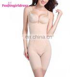 Full Nude Sleeveless Nylon Sexy Fat Women Shapewear Wholesale Body Shaper thumbnail-2