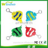 Winho Promotional Cute Fish Measuring Tape keychains
