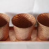 2018 Thre in One Copper Painting Finish Iron Flower Pot thumbnail-2