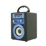 Hot-selling Wireless Speaker 800MAH Battery Wooden BT Speaker With Hand Hook Karaoke Function USB/AUX/TF Card thumbnail-3