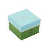 Green Rigid Paper Watch Box Two Pieces Cardboard Wacth Gift Box With Removable Insert thumbnail-2