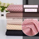 Chinese OEM 50D Plain Dyeing PVC Dot 300T Pongee 100% Polyester Pongee Fabric thumbnail-5