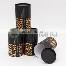 Custom Luxury Coffee Machine Paper Boxes Round Coffee Packaging Boxes With Tin Insert Lid thumbnail-1