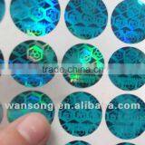 Blue Hologram Labels and Stickers