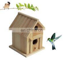 Garden Custom Promotion Gift Finished Classical Wooden Carved Bird House thumbnail-1