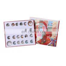 Custom Design Christmas Countdown Advent Calendar Favor Gifts Box for Hair Accessories Jewelry Earring thumbnail-2