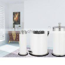 Home Decor Europe Style Three-pieces Bath Accessories Stainless Steel Bath Set Tissue Holder Bath Set thumbnail-3