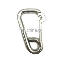 JRSGS Wholesale Snap Hook Delta Simple Snap Hook 304 316 Stainless Steel Spring Climbing Button Carabiner thumbnail-2