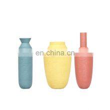 ENO Flower Set Vase Ceramic Table Set up Modern Fashionable White Flower. thumbnail-2