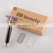 No Disposable Ebony Wooden Handle Razor Baby Shaver thumbnail-5