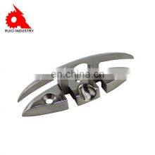 Custom 316 Stainless Steel Fold Down Yacht Accessories Cleat Tie thumbnail-2