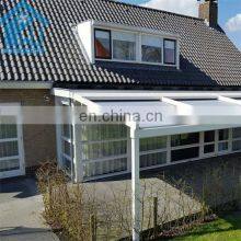 Easy Assembled Outdoor Motorized PVC Fabric Awning Sliding Cover Retractable Pergola Roof