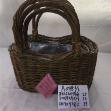 Cane Willow Wicker Baskets Handmade wicker clothes storage box storage basket
