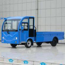 Electric Flatbed Small Truck With a Load Capacity of 2 Tons. Electric Truck for Workshops, Docks, and Airports. thumbnail-3