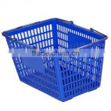JIABAO supermarket plastic basket for shopping trolley