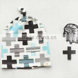 Breathable Kids Hat Boutique Cotton Cartoon Tied Angle Newborn Baby Cap For 0-2 Years In Stock thumbnail-4