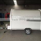 7.6*5.5ft White Food Cart Trailer Mobile Food Cart Mobile Food Trucks Food Cart thumbnail-2
