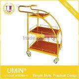 Metal Luxury Tea Trolley With Wheels thumbnail-1