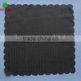 Balck Checked Jacquard Table Cloth