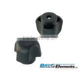 Three-star Plastic Knobs Nut BK8.0014