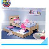 Kids bed with trundle bed,Kids solid wooden single bed frame,folding single bed#WY-SC006S