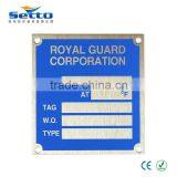 Hot Sale Aluminum Nameplates Manufactur for Machinary Tags thumbnail-3