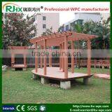 Balcony Pergola With Eco-friendly Wood-plastic Composites Wall Cladding