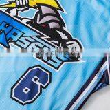Full Sublimated Custom Made Cartoon Pattern Basketball Uniform Own Logo thumbnail-3