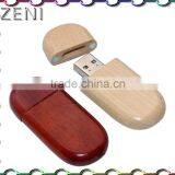 Customized Logo Print Carved Promotional Cute Usb Flash Drive Wood thumbnail-1