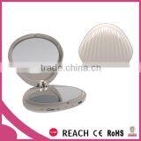 Girls Shell Shape Compact Makeup Mirror With Power Bank for Multiuse