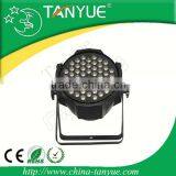 stage par lighting 54*3W RGBW led Par Light for decorations and wedding