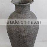 100550MC Wholesale Vintage Cast Iron Big Sizes Flowers Vase