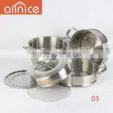 Allnice- German Quality Standard High Quality Steamer Pots With Matt Finish thumbnail-6