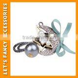 PGHD0372 Handmade Flower Crystal Hair Bands Elastic Hair Rubber Band for Girls thumbnail-1