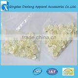 White Mother of Pearl Shell Blanks Buttons for Shirts