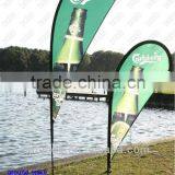 Display Beach Flags for Company Promotion