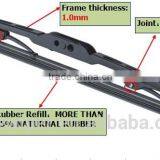 Automobiles & Motorcycles Universal Conventional Frame Wiper Blade From 10'' to 28'' thumbnail-3