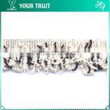 Gold Flat 12MM Grommet Eyelet Cotton Navy Velvet Braid Trimming thumbnail-4