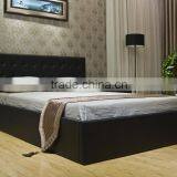 Eastern King Black Leatherette Storage Bed,Modern Leather Bed With Lift Storage MA001 thumbnail-3