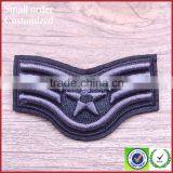 Custom Sew on Machine Woven Embroidery Star Designs Badges thumbnail-1