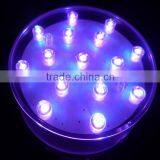 Round LED Vase Light Base