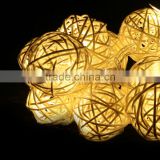 led battery christmas light led cotton beige ball light