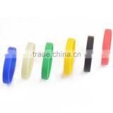 Custom Colorful Debossed Silicone Rubber Bracelet for Prommotional thumbnail-4